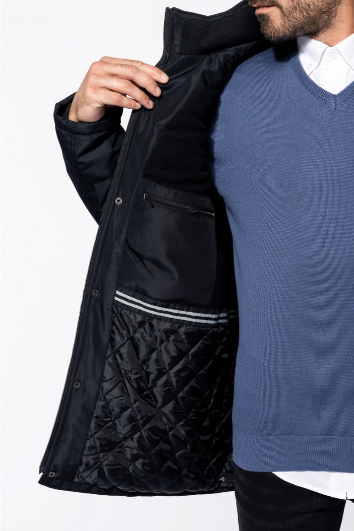 Parka avec capuche amovible mixte K656 (Broderie Coeur et col) 70,84 € HT 5 Parka avec capuche amovible mixte K656 (Broderie Coeur et col) 70,84 € HT – Image 5