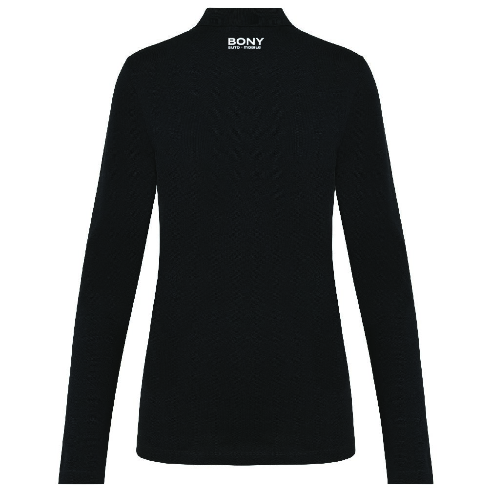 Polo Supima® manches longues femme PK203 (broderie Coeur et col) 28 €HT 3 Polo Supima® manches longues femme PK203 (broderie Coeur et col) 28 €HT – Image 3