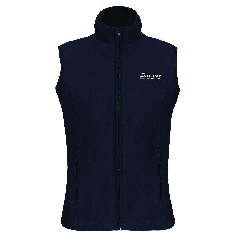 Veste micropolaire sans manches femme K906 (Broderie Coeur et col) 26,75€HT 2 Veste micropolaire sans manches femme K906 (Broderie Coeur et col) 26,75€HT – Image 2